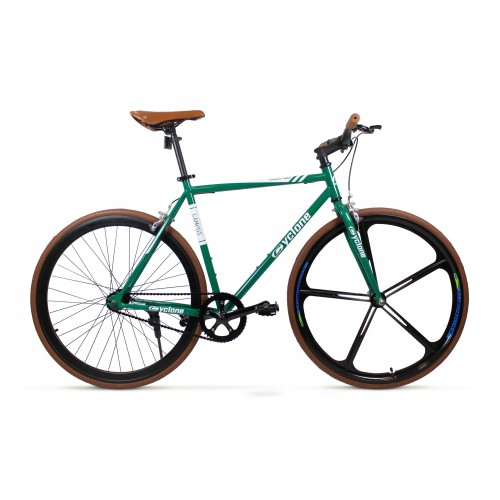 28" Rower miejski single speed Fixie OXFORD Green