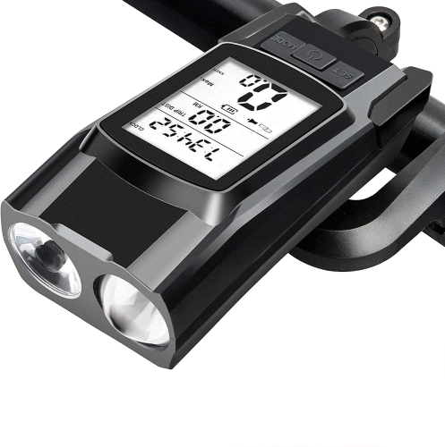 Lampka rowerowa LED z licznikiem KLP-2