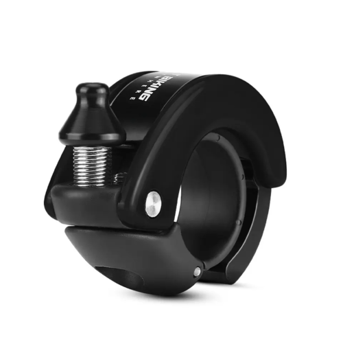 Dzwonek rowerowy aluminiowy West Biking czarny